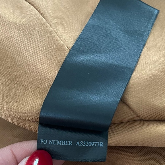 AllSaints Fern Dipdye Biker Sheep
Leather Moto Jacket Cognac Brown
Size US 4 - Picture 11 of 15